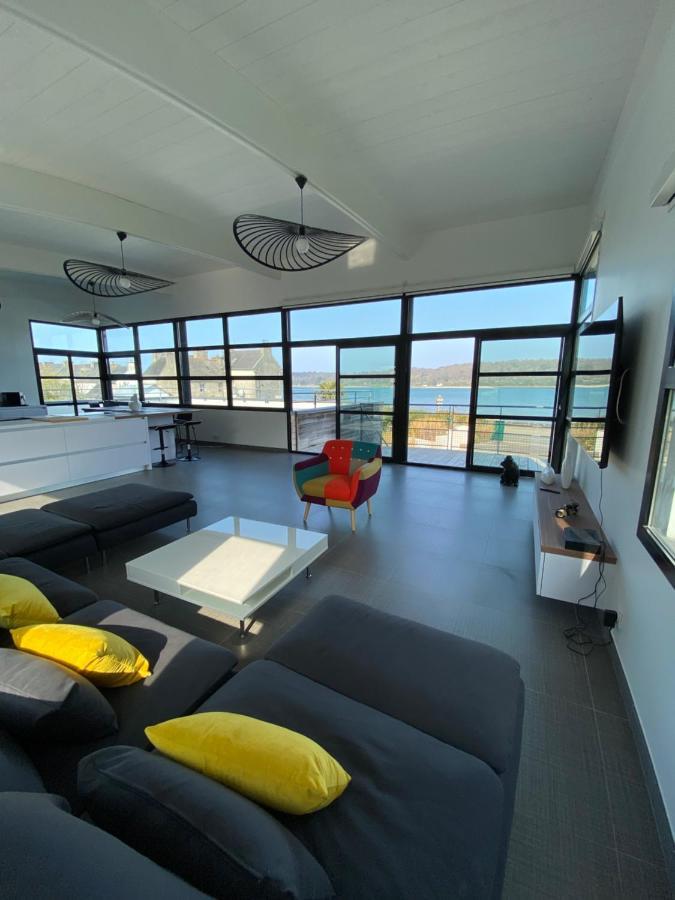 Maison Villa Montmarin Vue Mer Bretagne Nord Vers Roscoff Carantec Morlaix Plouescat Locquenole Avec Son Spa Et Sa Vue Mer Esterno foto