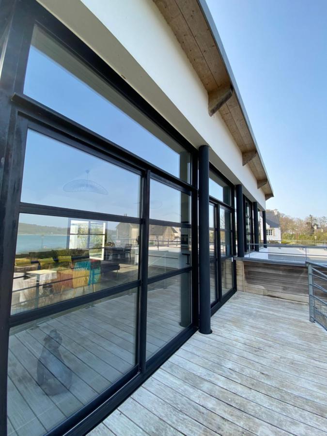 Maison Villa Montmarin Vue Mer Bretagne Nord Vers Roscoff Carantec Morlaix Plouescat Locquenole Avec Son Spa Et Sa Vue Mer Esterno foto